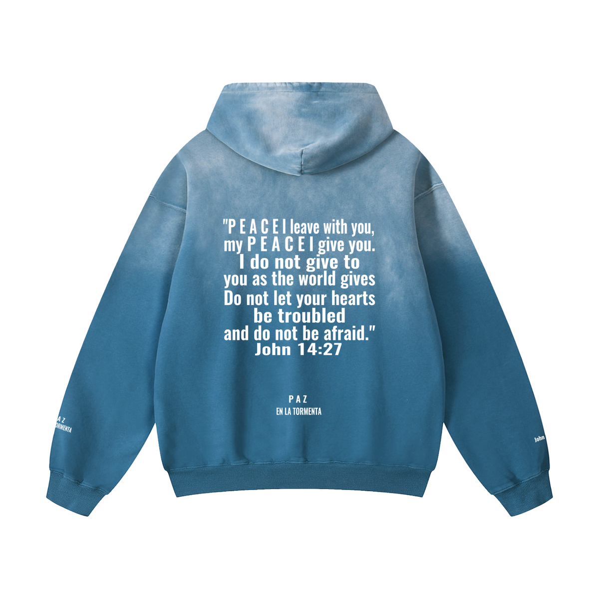 Ocean BLUE  Faith Hoodie (OVERSIZED)