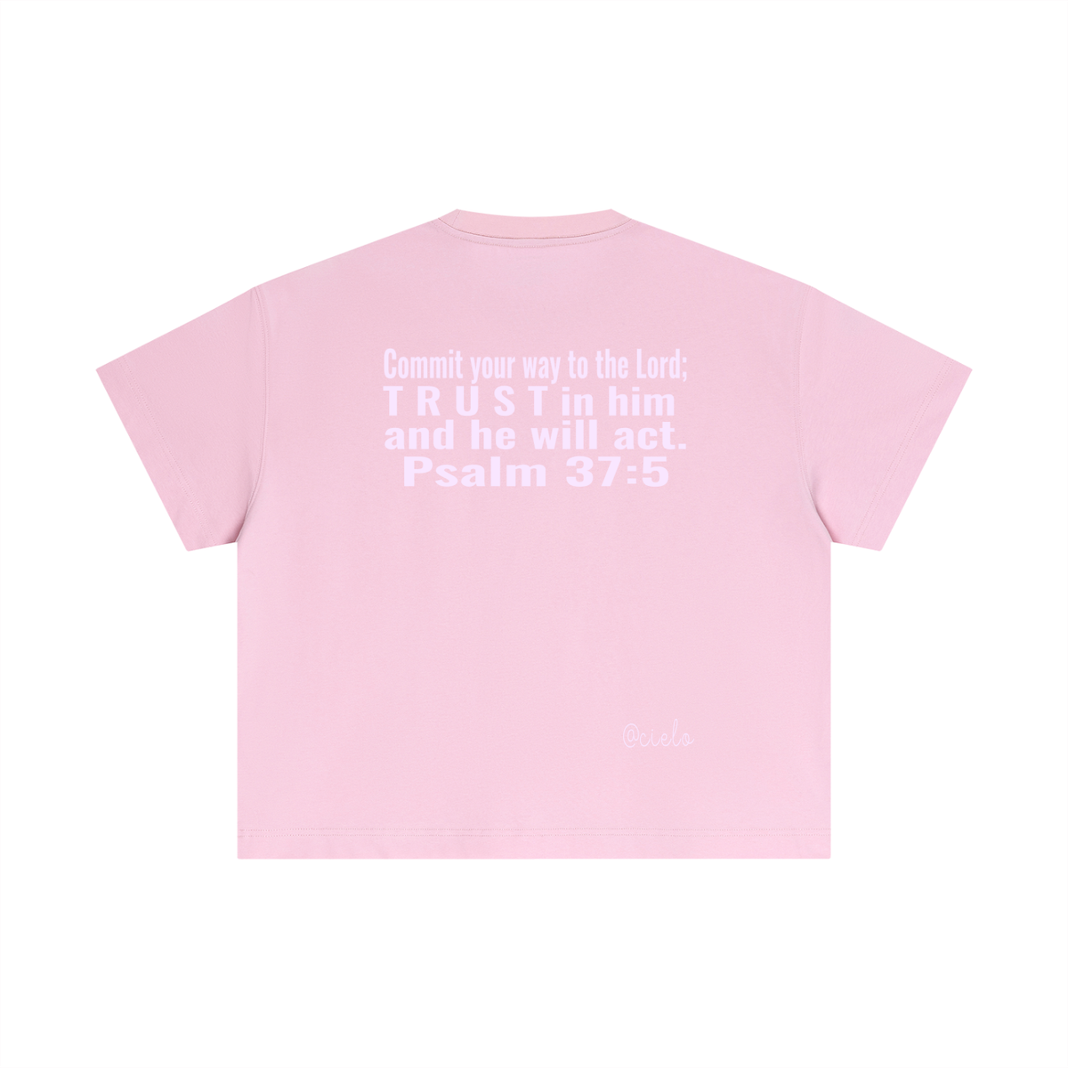 Boxy T-Shirt (PINK DECO)