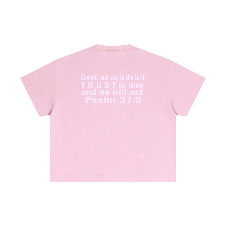 Boxy T-Shirt (PINK DECO)