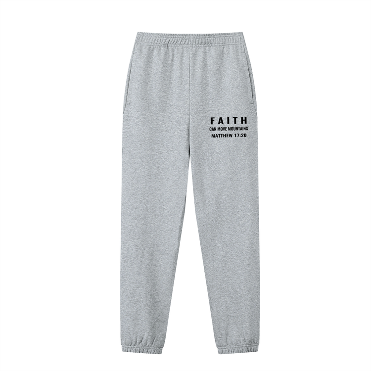 Faith Essential Sweatpants- Gray