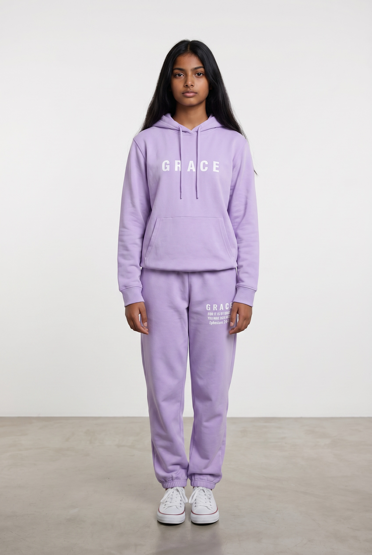 Grace Essential Hoodie - Lavender