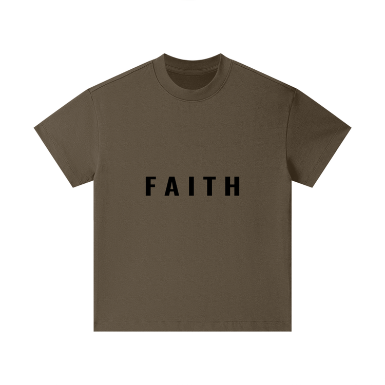 Boxy T-Shirt (BROWN)